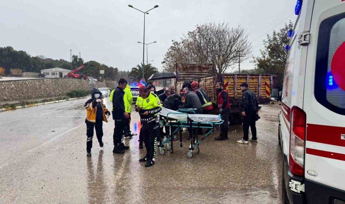 Balıkesir’in Erdek ilçesinde kamyon ile motosikletin çarpıştıği kazada 1 kişi