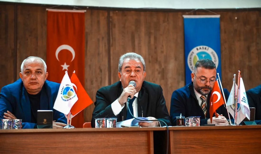 Balıkesir Su ve Kanalizasyon İdaresi (BASKİ), Bandırma’daki muhtarlarla yaptığı toplantının