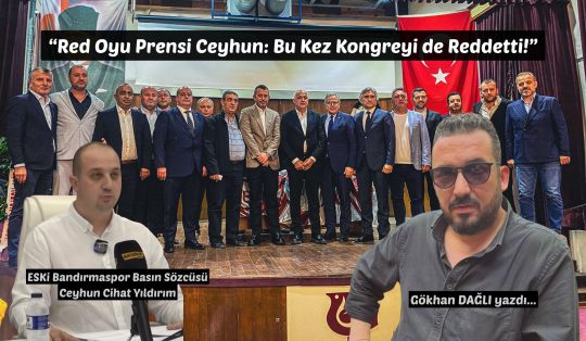 Kendi dilekçesine bile red oyu veren Ceyhun Cihat Yıldırım, bu