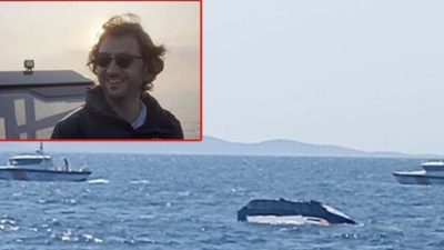 Balıkesir’in Erdek ilçesi açıklarında teknesi parçalanmış halde bulunan iş insanı