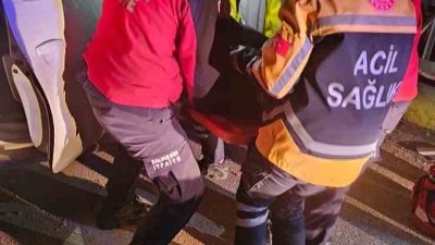 Balıkesir’de meydana gelen tek taraflı trafik kazasında direksiyon hakimiyetini kaybeden