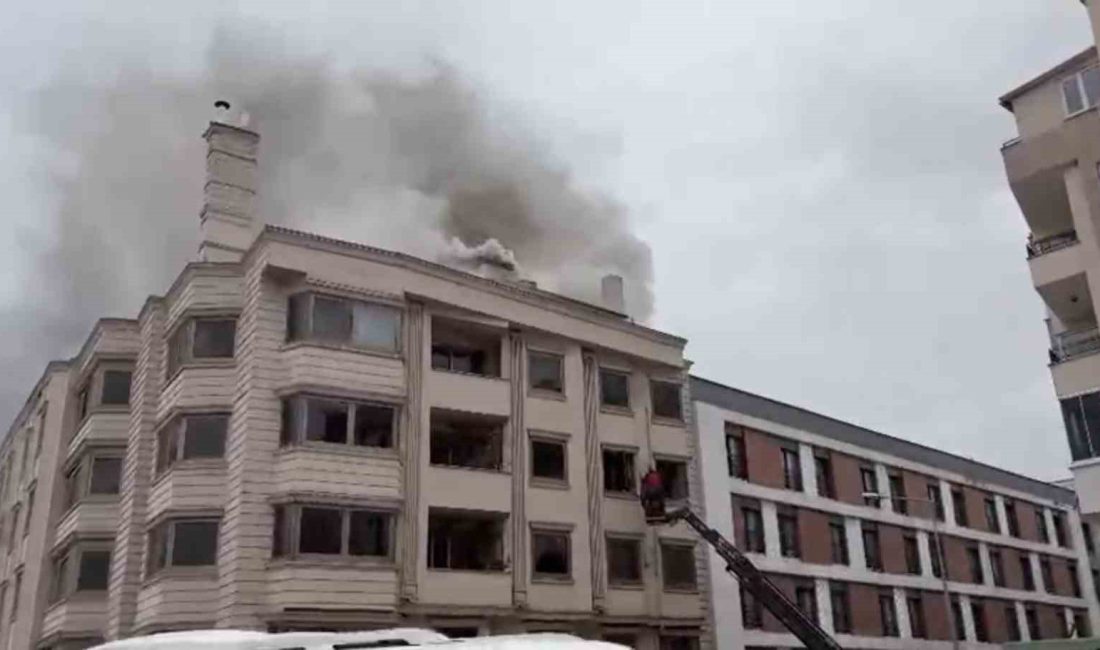 Balıkesir’de bir dönem otel olarak kullanılan binada çıkan yangın paniğe