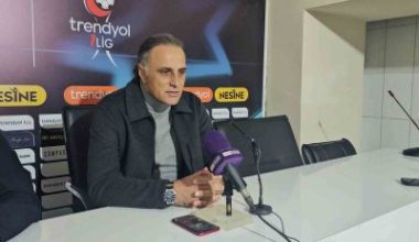 Bandırmaspor Teknik Direktörü Mustafa Gürsel, Erzurumspor FK maçının ardından yaptığı