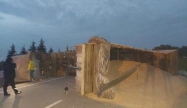 Balıkesir’in Bandırma ilçesi ile Susurluk istikameti arasında meydana gelen trafik