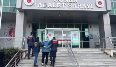Balıkesir’in Gönen ilçesi Balıkesir İl Jandarma Komutanlığı ekipleri tarafından, aranan