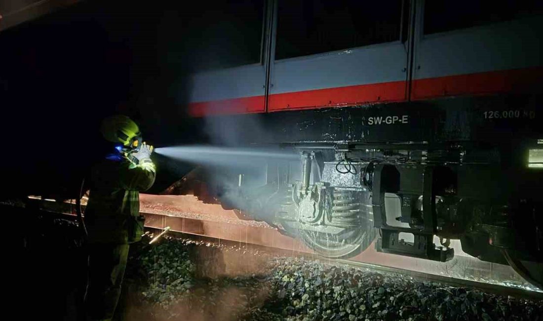 Balıkesir’in Susurluk ilçesinde, Ömerköy-Gökçedere Mahalleleri arasında seyir halinde olan TCDD’ye