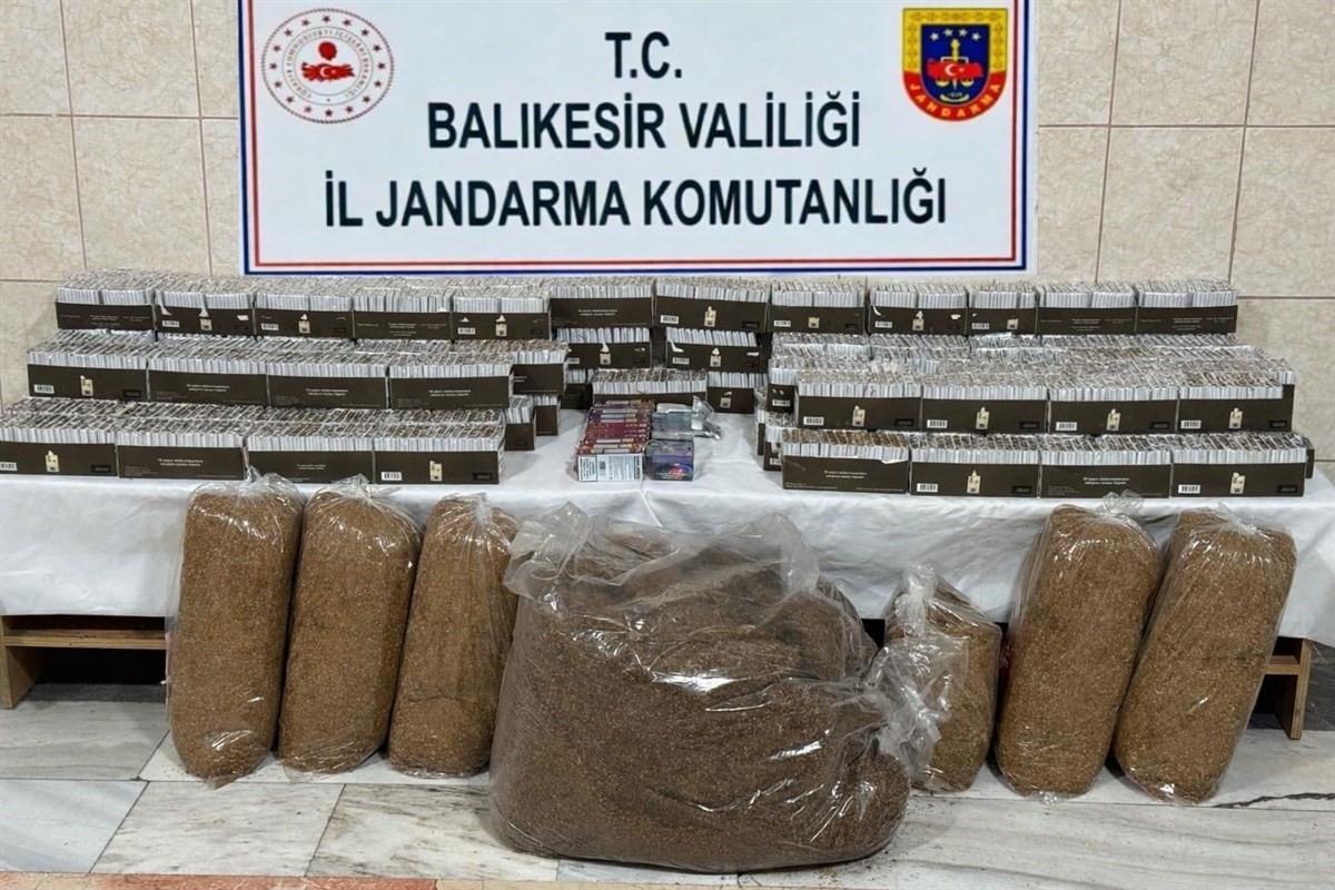 Balıkesir İl Jandarma Komutanlığınca, kaçakçılık ve organize suç olaylarına yönelik
