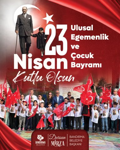 Bayramlarımızı bayram gibi coşkuyla kutluyoruz.  23 Nisan Ulusal Egemenlik ve