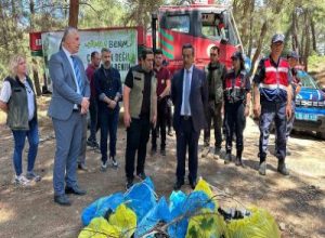 Burhaniye ilçesinde, havaların ısınmaya başlaması ile birlikte Orman İşletme Şefliğince