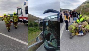 Balıkesir’in Susurluk ilçesinde İstanbul-İzmir Otoyolu’nda meydana gelen trafik kazasında yolcu