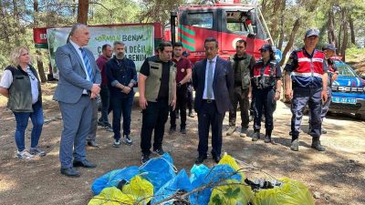 Burhaniye ilçesinde, havaların ısınmaya başlaması ile birlikte Orman İşletme Şefliğince