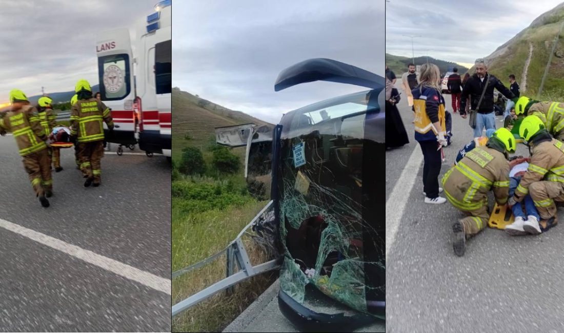 Balıkesir’in Susurluk ilçesinde İstanbul-İzmir Otoyolu’nda meydana gelen trafik kazasında yolcu