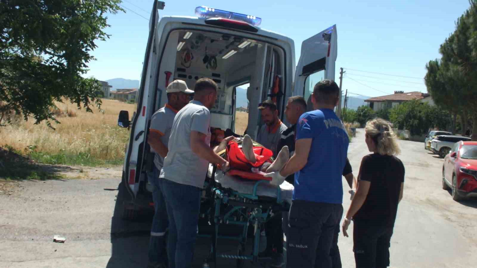 Balıkesir’in Burhaniye ilçesinde meydana gelen kazada 1 kişi yaralandı.