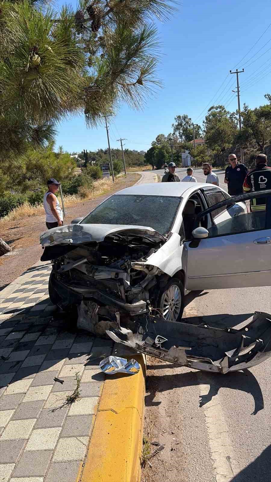 Balıkesir’in Ayvalık ilçesine bağlı Küçükköy Mahallesi Sarımsaklı girişinde meydana gelen