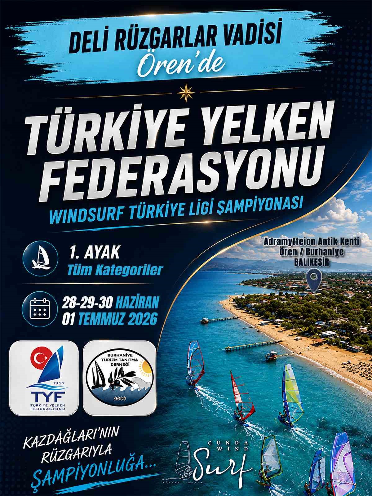 Burhaniye ilçesi, ulusal ve uluslararası düzeyde önemli bir spor organizasyonuna