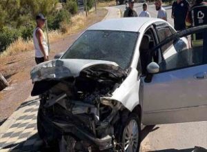 Balıkesir’in Ayvalık ilçesine bağlı Küçükköy Mahallesi Sarımsaklı girişinde meydana gelen