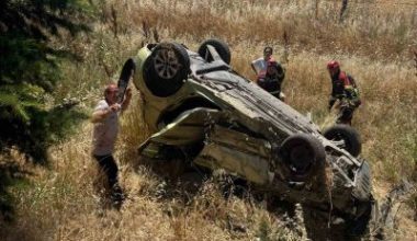 Balıkesir’in Bandırma ilçesinde iki otomobilin çarpıştığı trafik kazasında 1 kişi