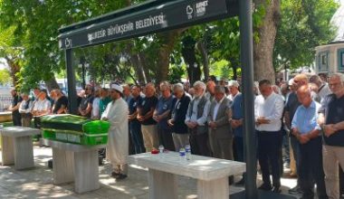 Bandırma eski belediye başkanlarından merhume Müge Ergin’in eşi, Erhan ve