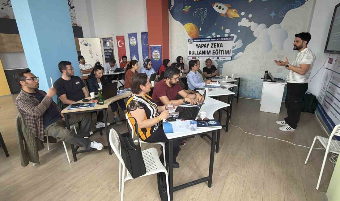 Havran’da öğretmenlere yapay zeka atölyesi Balıkesir’in Havran ilçesinde, Avrupa Birliği tarafından desteklenen ve Havran Belediyesi