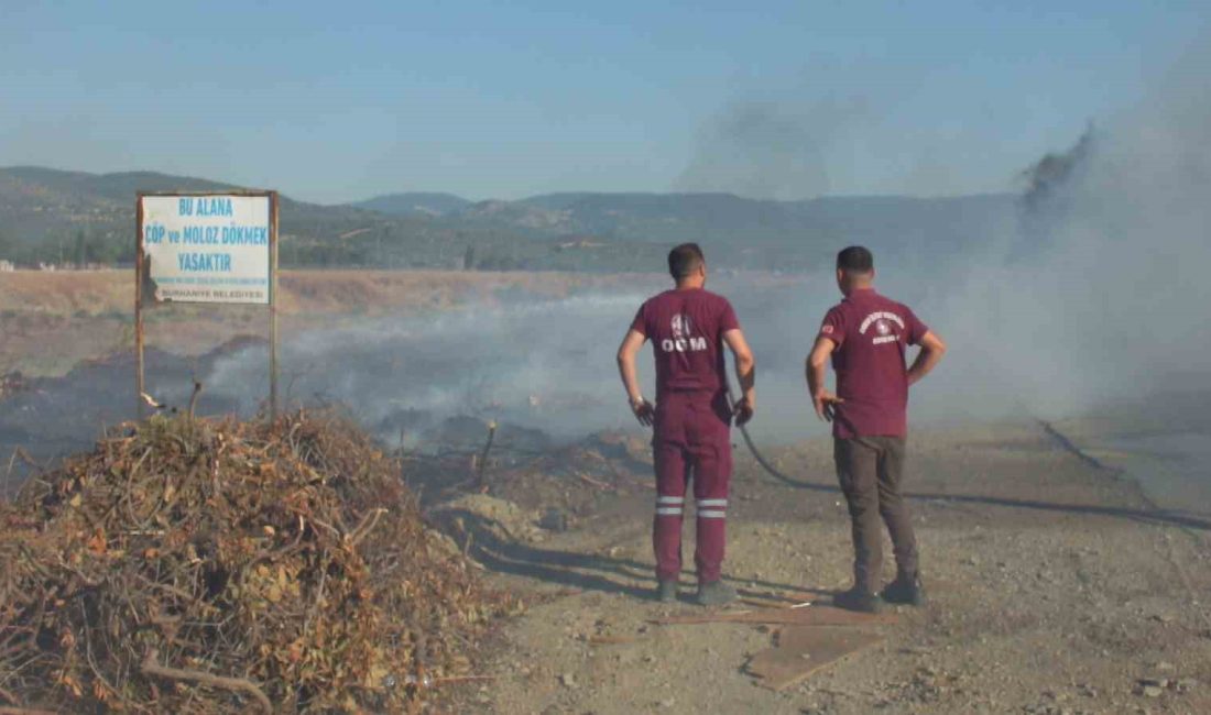 Burhaniye’de Karınca Deresinde çıkan ot yangını 3 saatte söndürüldü Burhaniye ilçesinde, Karınca Deresi kenarında çıkan ot yangını geniş alana