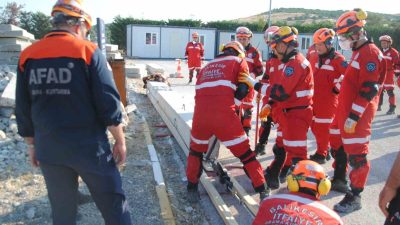 Balıkesir Büyükşehir Belediyesi İtfaiye Dairesi Başkanlığı AFAD tarafından yürütülen Orta