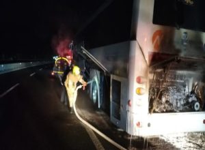 Balıkesir'in Havran ilçesi Dereören Mahallesi Gelinderesi mevkisinde seyir halindeki bir