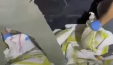 Balıkesir’in Erdek ilçesinde polis ekiplerince bir araçta yapılan aramada, gübre
