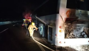 Balıkesir'in Havran ilçesi Dereören Mahallesi Gelinderesi mevkisinde seyir halindeki bir
