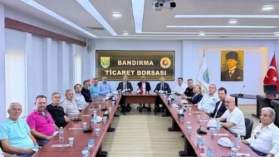Bandırma Belediye Başkanı Dursun Mirza, Bandırma Ticaret Borsası'nın düzenlediği Hasat
