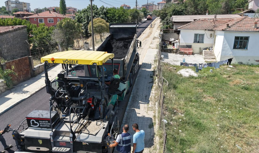 alıkesir Büyükşehir Belediyesi, 20 ilçenin tümünde sürdürdüğü yatırımlarına Manyas ile