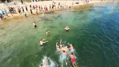 Balıkesir'in Erdek ilçesine bağlı Tatlısu Mahallesi Büyük Bakraç mevkisinde denizde