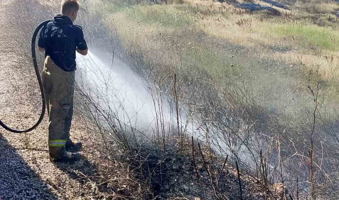 Susurluk’ta arazi ve koruluk alanda çıkan yangın söndürüldü Balıkesir’in Susurluk ilçesinde iki mahalle arasındaki arazi ve koruluk alanda