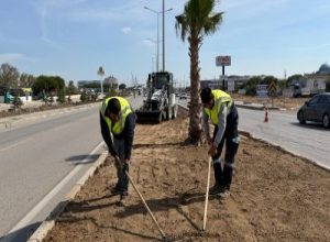 Balıkesir Büyükşehir Belediyesi tarafından Bursa-Çanakkale yolu üzerindeki Bandırma girişinde gerçekleştirilen