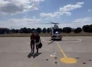 Balıkesir’in Marmara ilçesi Koyun Adası açıklarında su alarak batma tehlikesi