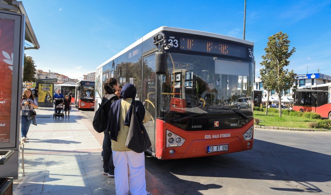 Balıkesir Büyükşehir Belediyesi’ne bağlı Balıkesir Toplu Taşıma AŞ, yeni eğitim-öğretim