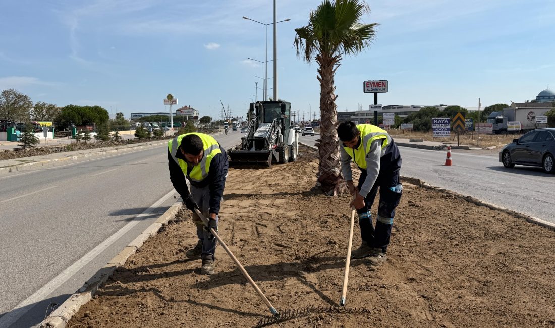 Bandırma’nın girişi Büyükşehir’le yenilendi Balıkesir Büyükşehir Belediyesi tarafından Bursa-Çanakkale yolu üzerindeki Bandırma girişinde gerçekleştirilen