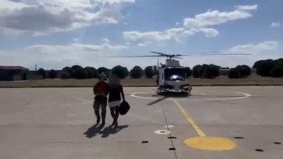 Balıkesir’in Marmara ilçesi Koyun Adası açıklarında su alarak batma tehlikesi