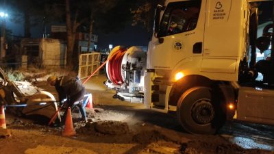 Balıkesir'in Burhaniye ilçesinde, merkez mahallelerin kanalizasyon yükünü taşıyan, yaklaşık 50